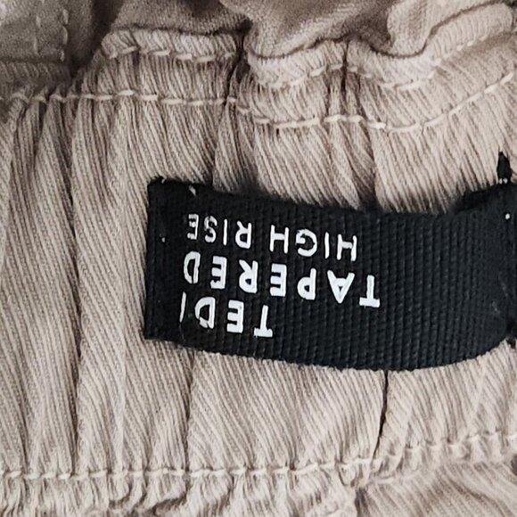 Veronica Beard Tedi Elastic Waist/Hem Pant Tapered Leg High Rise Size 27/4 Khaki - Picture 11 of 11